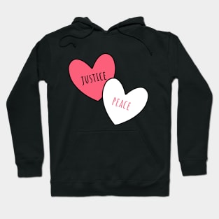 Justice Peace Love Hoodie